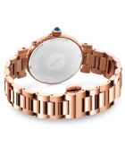 Montre Femme en Acier & cristaux Swarovski Dona doré rose