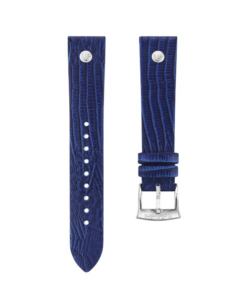 Montre Femme en Cuir & cristaux Swarovski Adria bleue