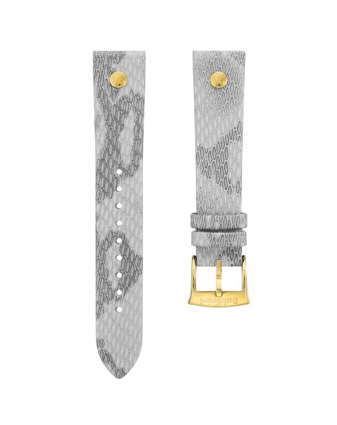Montre Femme en Cuir & cristaux Swarovski Adria grise