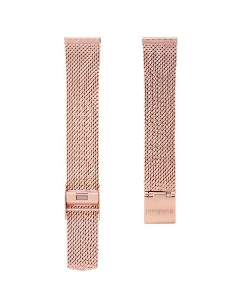 Montre Femme en Acier Gibi doré rose