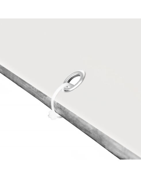 Enclos extérieur grillagé Eco 6m² gris/vert/noir/blanc