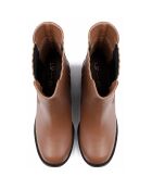 Chelsea Boots en Cuir Breathe Deeper marron - Talon 6 cm