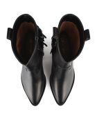 Bottines en Cuir Let Me Be Free noires - Talon 8 cm