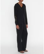 Blouse 100% Soie Teodore noire