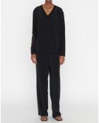 Blouse 100% Soie Teodore noire