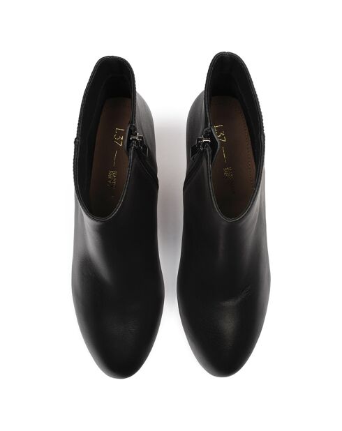 Bottines en Cuir Little Things noires - Talon 6 cm