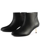 Bottines en Cuir Little Things noires - Talon 6 cm