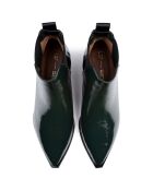 Northern Star grüne Lacklederstiefel - 4 cm Absatz