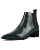 Northern Star grüne Lacklederstiefel - 4 cm Absatz