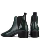 Northern Star grüne Lacklederstiefel - 4 cm Absatz
