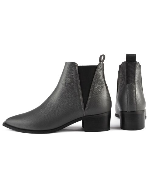 Boots en Cuir Northern Star grises
