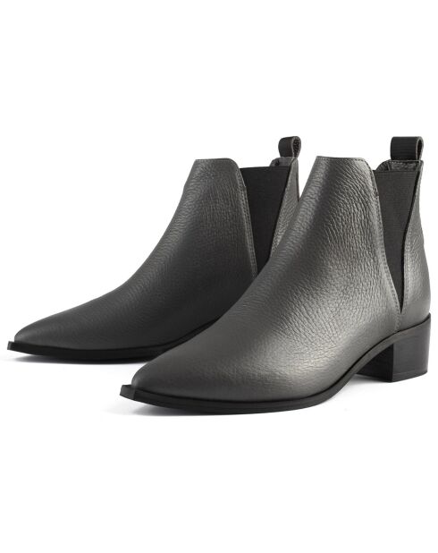 Boots en Cuir Northern Star grises
