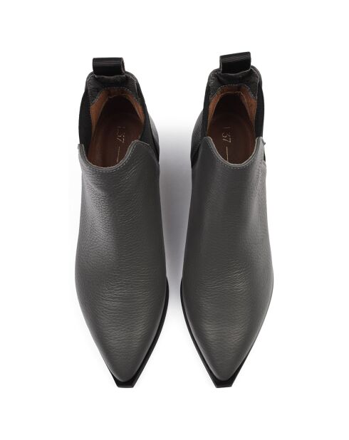 Boots en Cuir Northern Star grises