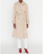 Trench-Coat imperméable en Gabardine Trevi beige