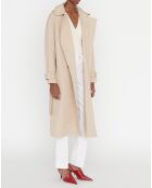 Trench-Coat imperméable en Gabardine Trevi beige