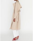 Trench-Coat imperméable en Gabardine Trevi beige