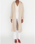 Trench-Coat imperméable en Gabardine Trevi beige