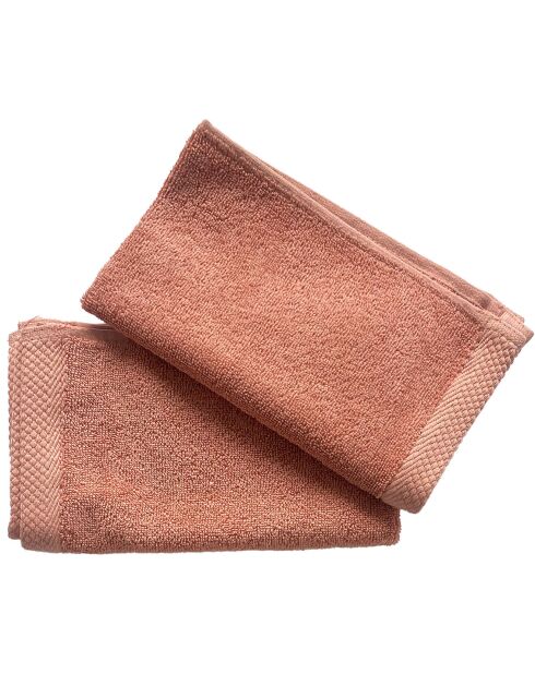 2 Serviettes Invité blush