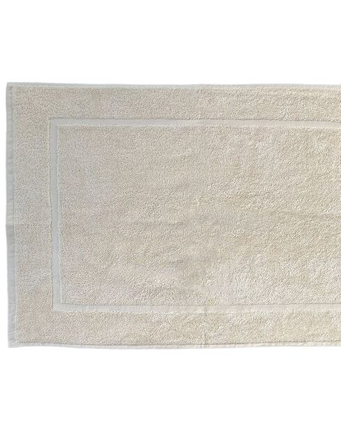 Tapis de bain ivoire