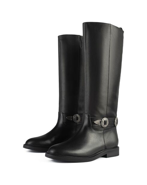 Bottes en Cuir Just Like That noires