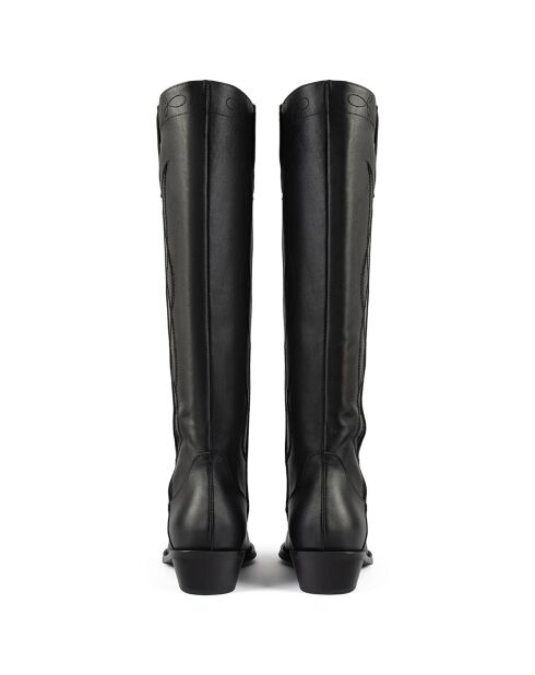 Bottes en Cuir Live In Texas noires