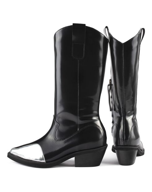 Bottes en Cuir Part Of The Band noires