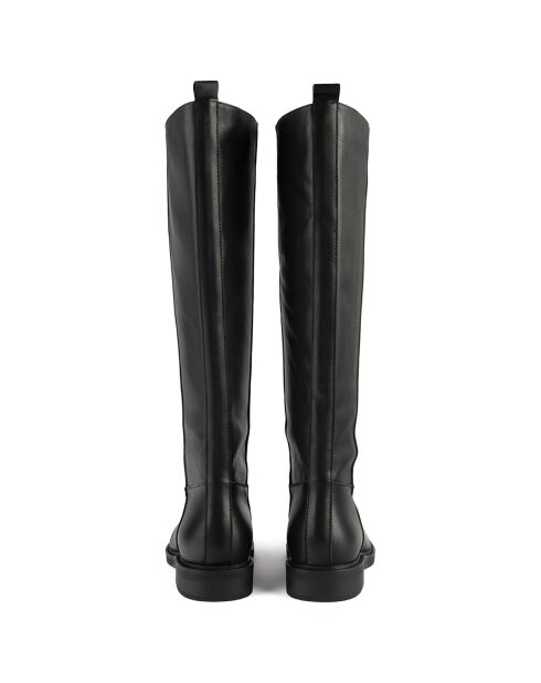 Schwarze Lederstiefel von Walk The Line