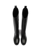 Schwarze Lederstiefel von Walk The Line