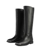 Schwarze Lederstiefel von Walk The Line