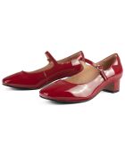 Babies en Cuir Verni Fall In Love rouges - Talon 4 cm