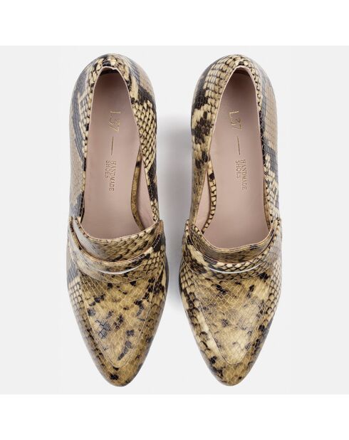 Escarpins en Cuir Freaky Girl serpent