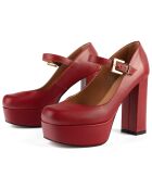 Babies en Cuir Sweet Sensation rouges