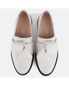 Mocassins en Cuir Cross The Line blancs