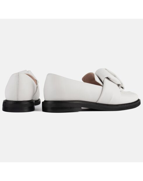 Mocassins en Cuir Cross The Line blancs