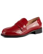 Mocassins en Cuir Verni Good Advice rouges