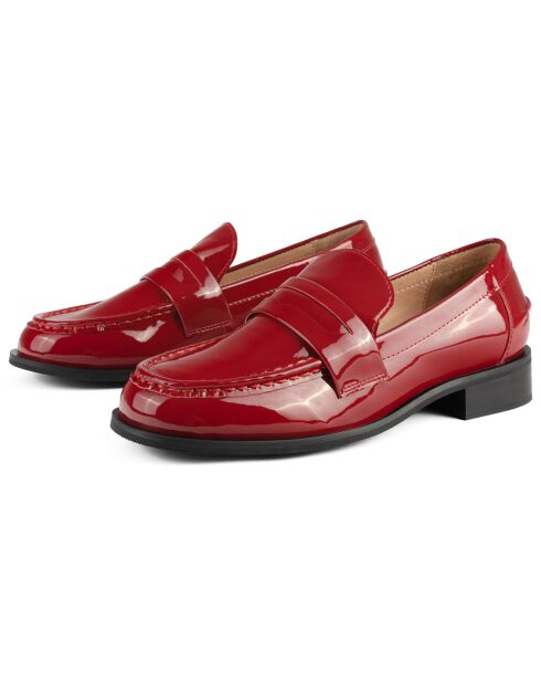 Mocassins en Cuir Verni Good Advice rouges