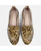 Mocassins en Cuir No Escape serpent