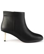 Bottines en Cuir Little Things noires - Talon 6 cm