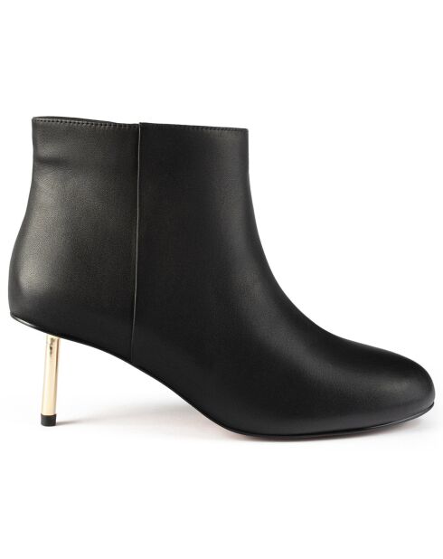 Bottines en Cuir Little Things noires - Talon 6 cm