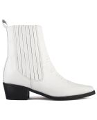 Chelsea Boots en Cuir Mastermind blanches - Talon 5 cm