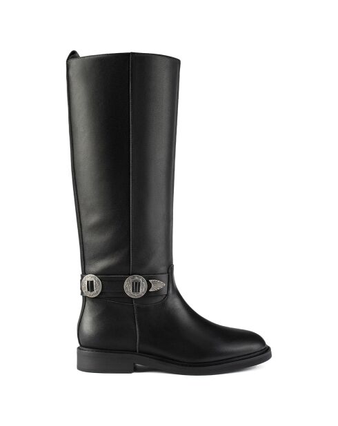 Bottes en Cuir Just Like That noires