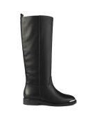 Schwarze Lederstiefel von Walk The Line
