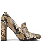 Escarpins en Cuir Freaky Girl serpent