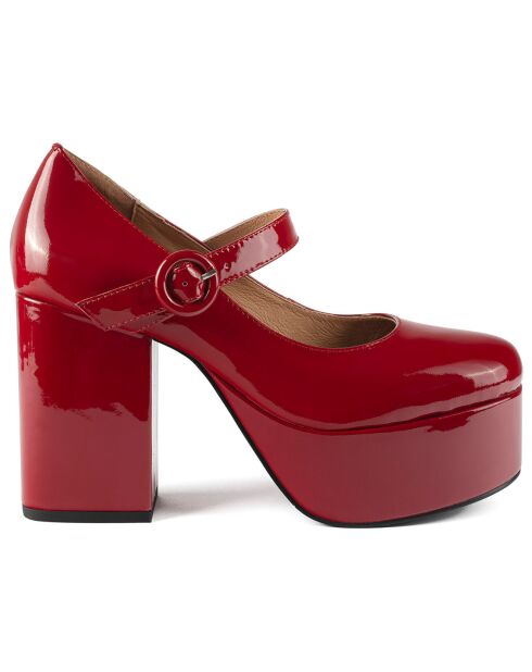 Babies en Cuir Verni Stay With Me Tonight rouges