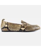 Mocassins en Cuir No Escape serpent