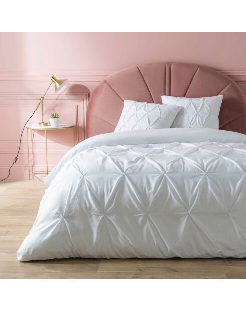 Parure housse de couette Heloise blanche