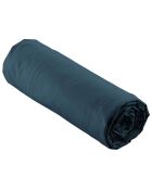 Drap housse 100%  percale de coton Percaline bleu nuit