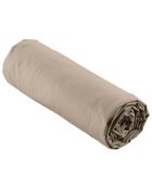 Drap housse 100%  percale de coton Percaline sable