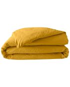 Housse de couette 100% Percale de coton Percaline curry