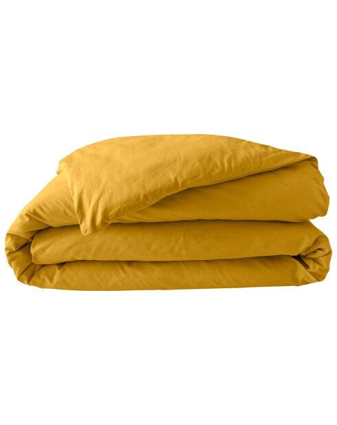 Housse de couette 100% Percale de coton Percaline curry